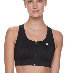 FILA SPORT zip front bra Large
